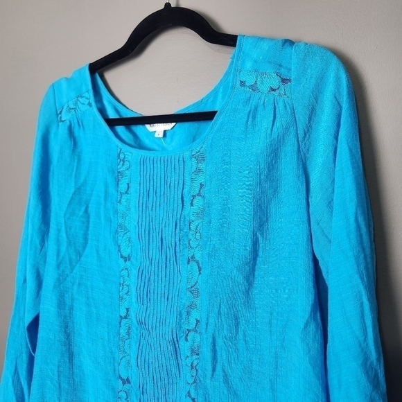 Northern Reflections Lightweight Peasent Blouse Sm NWOT - Picture 3 of 11